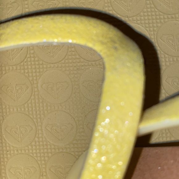 LAST 1 - NEW Roxy glitter flip flops/thongs/sandals - Picture 7 of 10